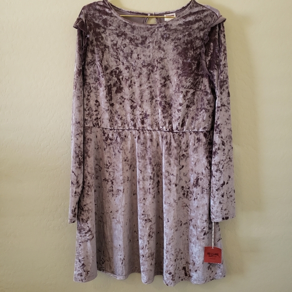 NWT Mossimo Crushed Velvet Dress 2XL - Picture 1 of 7